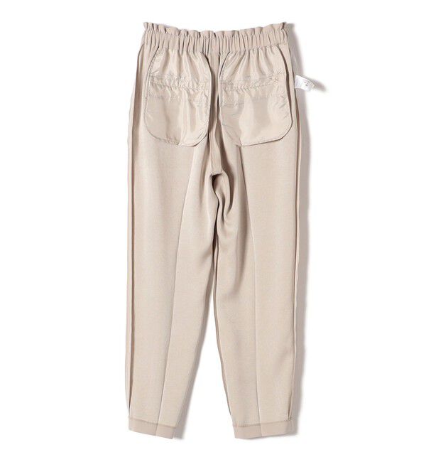 SHIPS for women「〈接触冷感 / 手洗い可能〉アセテート混 バックサテン テーパード パンツ」|その他|