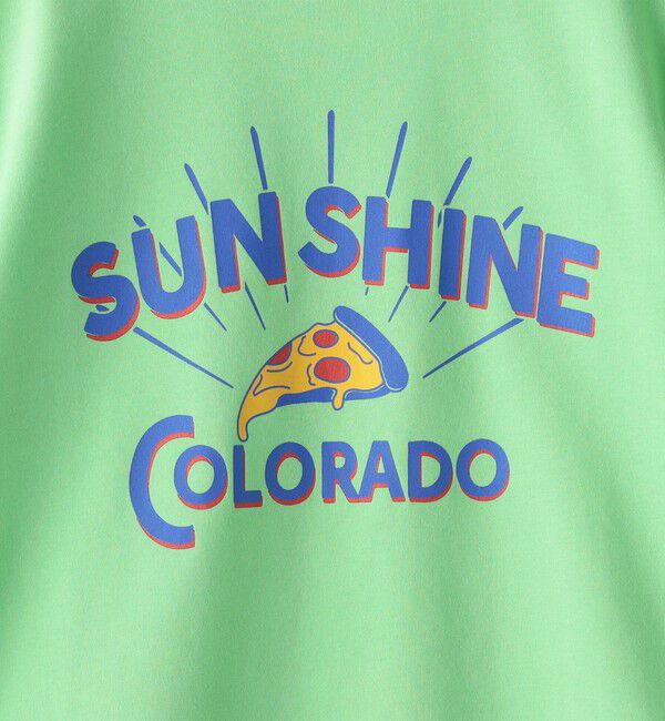 SHIPS KIDS「SHIPS KIDS:100～130cm /〈接触冷感/吸水速乾〉ピザ モチーフ 半袖 TEE」|Tシャツ・カットソー|