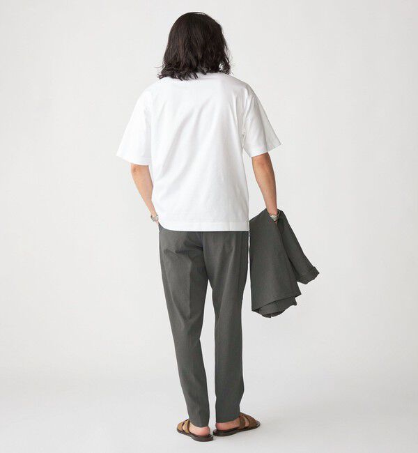 SHIPS「SHIPS: ハイゲージ クルーネック ポンチ Tシャツ」|Tシャツ・カットソー|