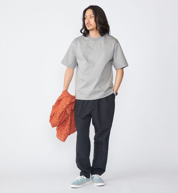 SHIPS「SHIPS: ハイゲージ クルーネック ポンチ Tシャツ」|Tシャツ・カットソー|