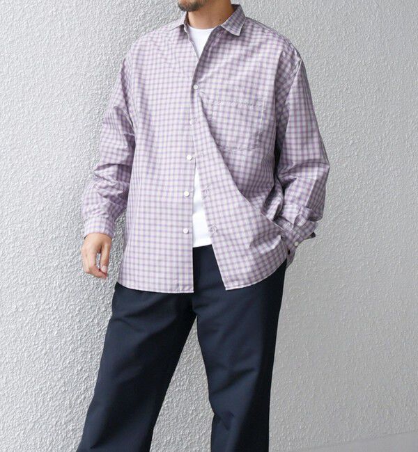 SHIPS any「SHIPS any: オーバーサイズ レギュラー チェック シャツ◇」|シャツ・ブラウス|