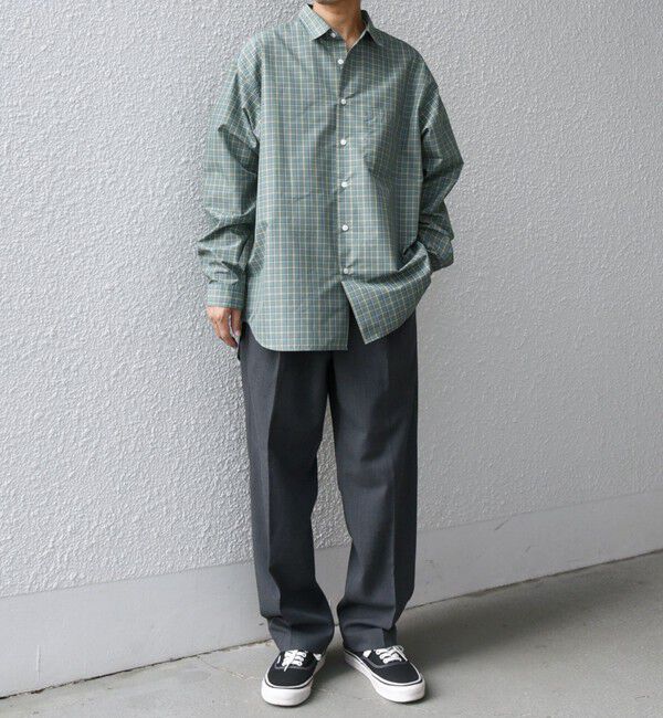 SHIPS any「SHIPS any: オーバーサイズ レギュラー チェック シャツ◇」|シャツ・ブラウス|