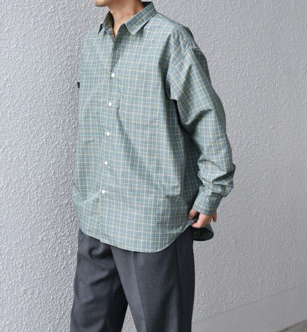 SHIPS any「SHIPS any: オーバーサイズ レギュラー チェック シャツ◇」|シャツ・ブラウス|