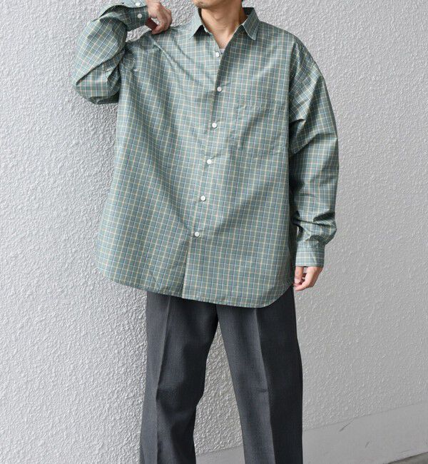 SHIPS any「SHIPS any: オーバーサイズ レギュラー チェック シャツ◇」|シャツ・ブラウス|