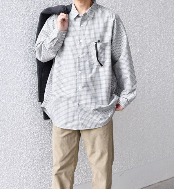 SHIPS any「SHIPS any: オーバーサイズ レギュラー チェック シャツ◇」|シャツ・ブラウス|