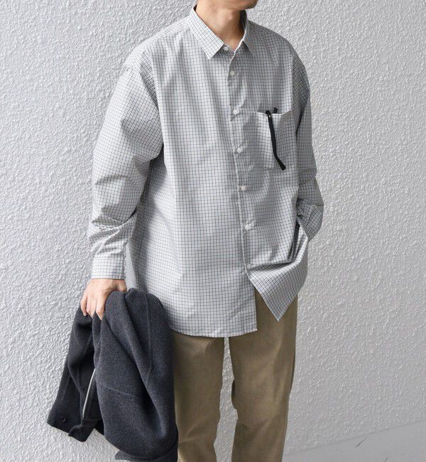 SHIPS any「SHIPS any: オーバーサイズ レギュラー チェック シャツ◇」|シャツ・ブラウス|