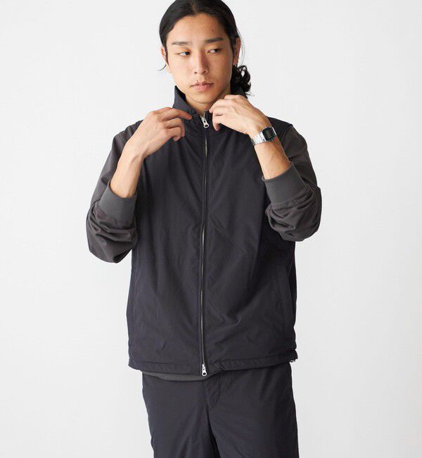 SHIPS「SHIPS:〈手洗い可能〉Octa(R)CPCP(R) スタンドカラー ジップ ベスト」|ダウンベスト・ベスト|