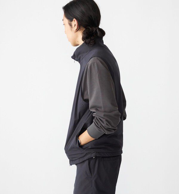 SHIPS「SHIPS:〈手洗い可能〉Octa(R)CPCP(R) スタンドカラー ジップ ベスト」|ダウンベスト・ベスト|