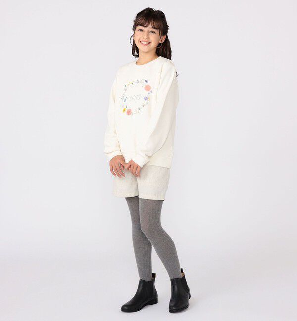 SHIPS KIDS「SHIPS KIDS:140～150cm / ミュージック フラワー スウェット」|スウェット・ジャージ|