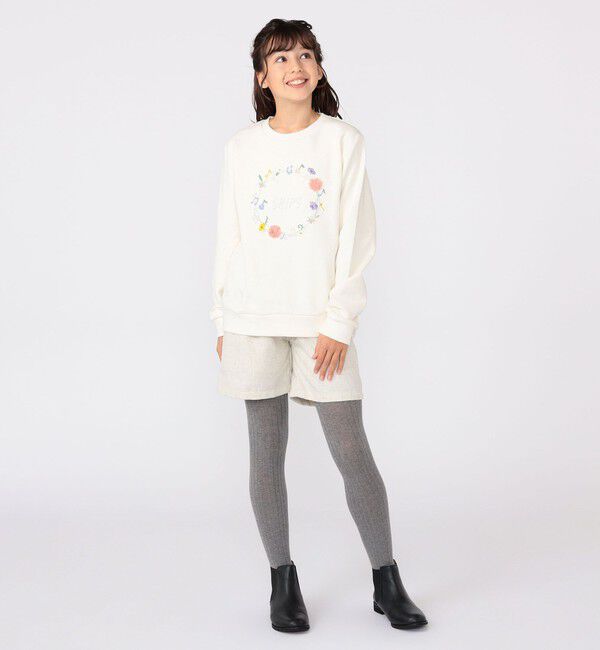 SHIPS KIDS「SHIPS KIDS:140～150cm / ミュージック フラワー スウェット」|スウェット・ジャージ|