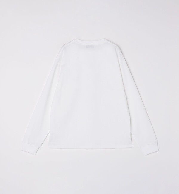 SHIPS「City Ambient Products: スクエアロゴ ポケット ロングスリーブ Tシャツ」|Tシャツ・カットソー|