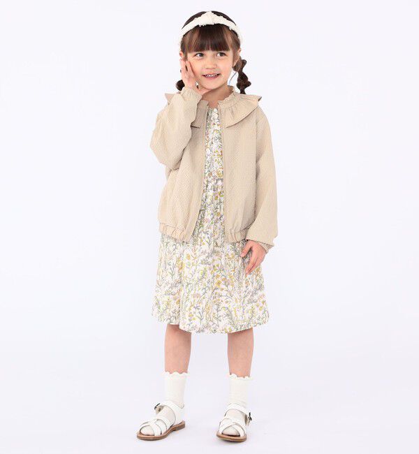 SHIPS KIDS「SHIPS KIDS:100～130cm / リバティ 半袖 ワンピース」|ワンピース|
