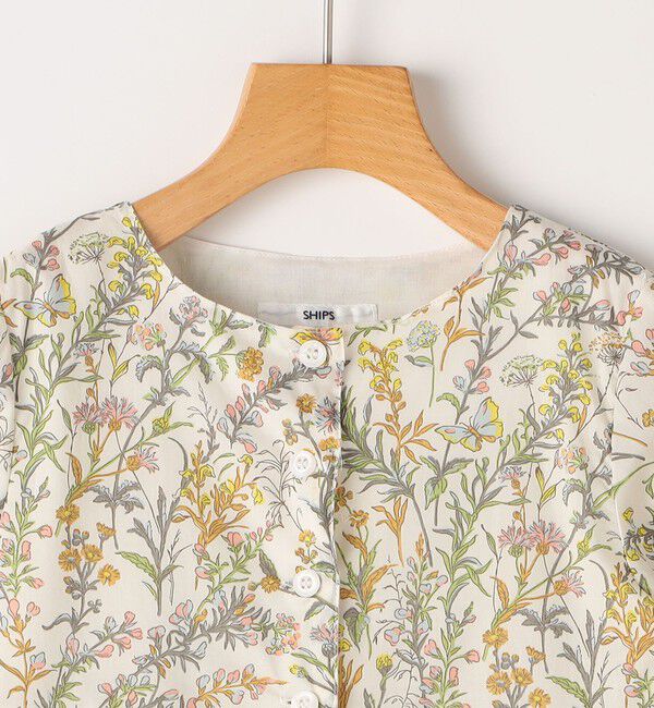 SHIPS KIDS「SHIPS KIDS:100～130cm / リバティ 半袖 ワンピース」|ワンピース|