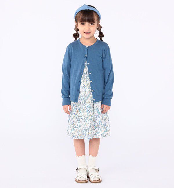 SHIPS KIDS「SHIPS KIDS:100～130cm / リバティ 半袖 ワンピース」|ワンピース|
