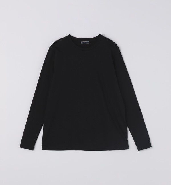 SHIPS「SHIPS: ALBINI クルーネック ロングスリーブ Tシャツ」|Tシャツ・カットソー|ブラック