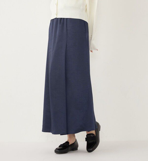 SHIPS Colors 「SHIPS Colors:〈手洗い可能〉サテン マーメイド スカート」|スカート|