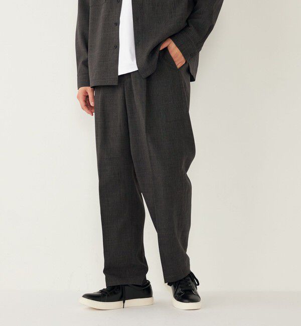 SHIPS Colors 「SHIPS Colors:〈洗濯機可能〉ウーリー イージー パンツ(セットアップ対応可能)」|スラックス|