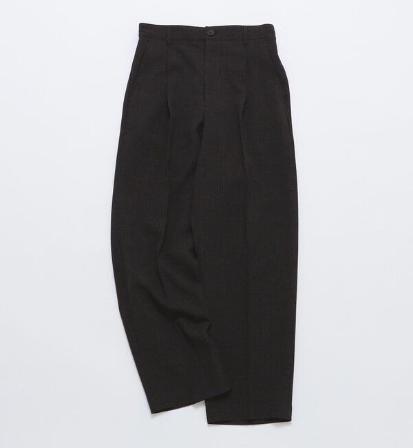 SHIPS Colors 「SHIPS Colors:〈洗濯機可能〉ウーリー イージー パンツ(セットアップ対応可能)」|スラックス|ブラウン