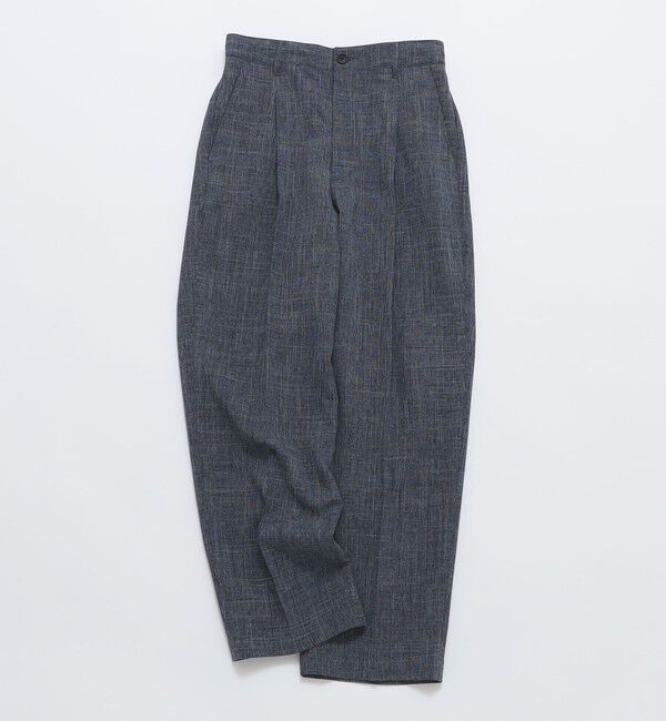 SHIPS Colors 「SHIPS Colors:〈洗濯機可能〉ウーリー イージー パンツ(セットアップ対応可能)」|スラックス|ネイビー