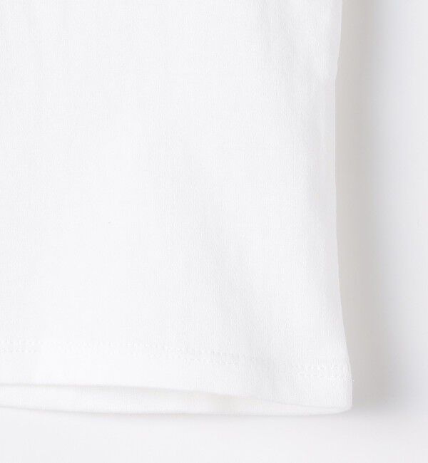 SHIPS KIDS「SHIPS KIDS:100～130cm / ガーリー 刺繍 ロゴ Tシャツ」|Tシャツ・カットソー|