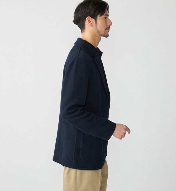 SHIPS「【SHIPS別注】FLY3: コットン ニット ブレザー」|テーラードジャケット|