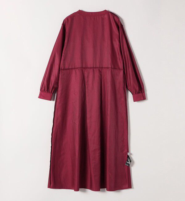 SHIPS any「SHIPS any:〈洗濯機可能〉ピーチスキン クルーネック ポケット フレア ワンピース」|ワンピース|