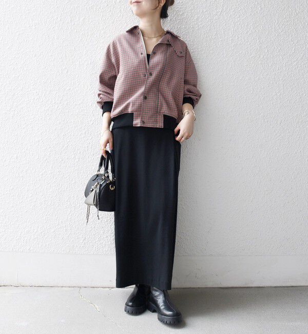 SHIPS any「SHIPS any: ガンクラブ チェック ハンティング ブルゾン」|ブルゾン・スタジャン|