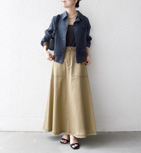 SHIPS any「SHIPS any: ガンクラブ チェック ハンティング ブルゾン」|ブルゾン・スタジャン|