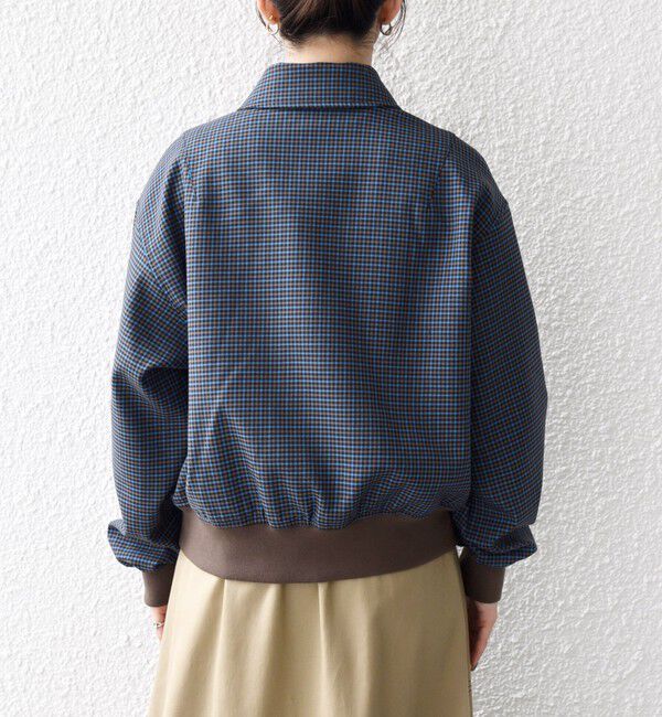 SHIPS any「SHIPS any: ガンクラブ チェック ハンティング ブルゾン」|ブルゾン・スタジャン|