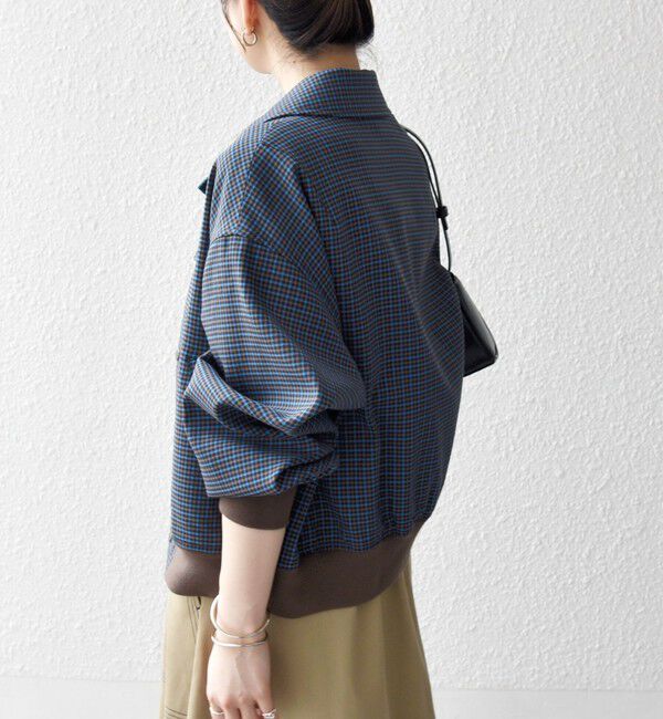 SHIPS any「SHIPS any: ガンクラブ チェック ハンティング ブルゾン」|ブルゾン・スタジャン|