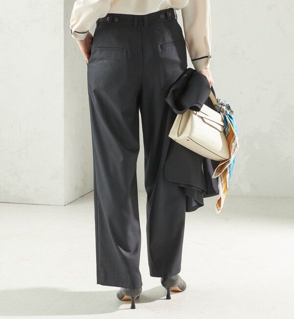 SHIPS for women「〈手洗い可能〉DELEGANT  ストレート パンツ（セットアップ対応）」|その他|