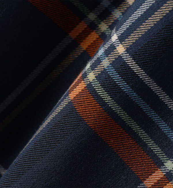 SHIPS any「SHIPS any:〈洗濯機可能〉チェック Aライン フレア シャツ ワンピース」|ワンピース|