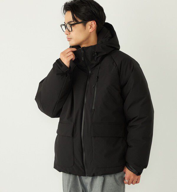 SHIPS Colors 「SHIPS Colors:〈撥水・防風・防花粉〉All Weather Tex 中綿 ブルゾン」|ブルゾン・スタジャン|ブラック