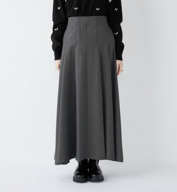 SHIPS Colors 「SHIPS Colors:〈手洗い可能〉カルゼ フレア マキシ スカート」|フレア|