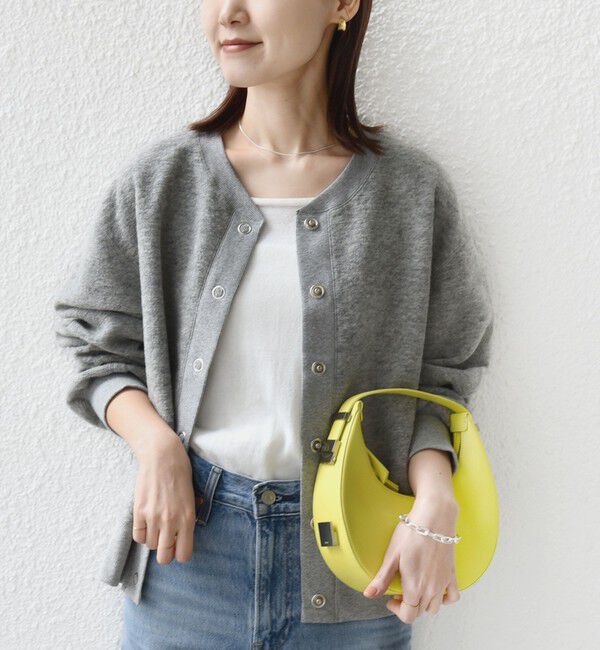 SHIPS for women「〈手洗い可能〉スライバー スナップ ボタン カーディガン」|カーディガン|