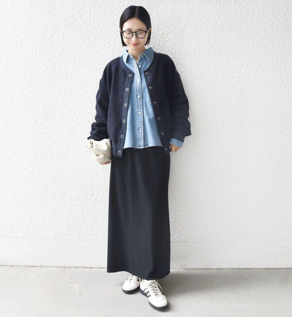 SHIPS for women「〈手洗い可能〉スライバー スナップ ボタン カーディガン」|カーディガン|