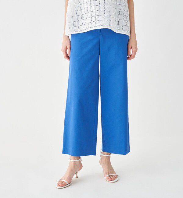 TOMORROWLAND collection「【一部WEB先行予約】ドライツイル セミワイドパンツ」|その他|