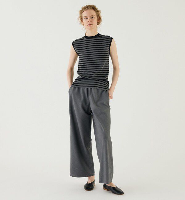 GALERIE VIE「シーアイランドコットン ノースリブプルオーバー」|ニット・セーター|