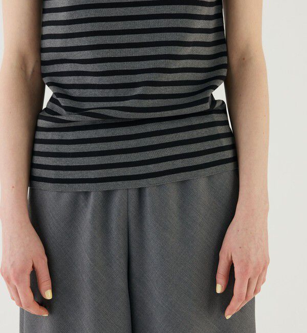 GALERIE VIE「シーアイランドコットン ノースリブプルオーバー」|ニット・セーター|