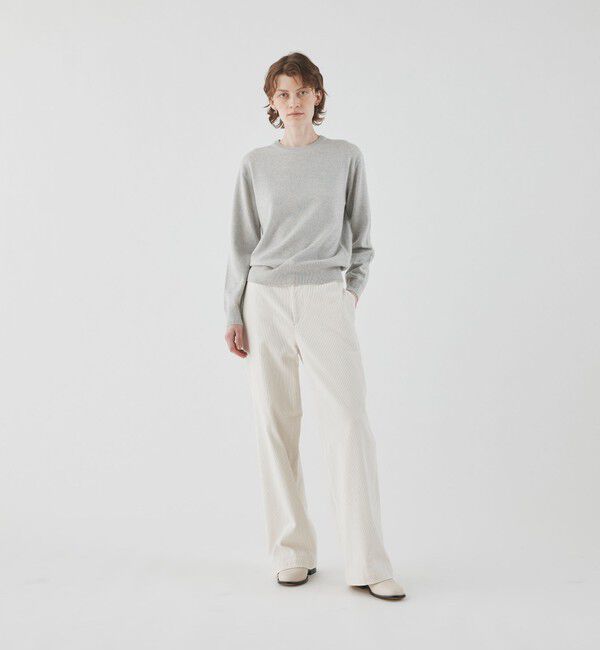 GALERIE VIE「スコットランドカシミヤ クルーネックプルオーバー」|ニット・セーター|