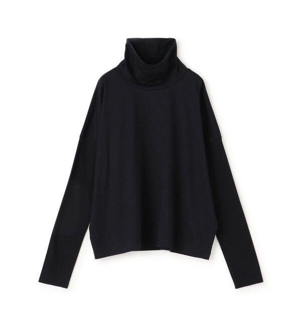 GALERIE VIE「コットンシルクジャージー タートルネックプルオーバー」|Tシャツ・カットソー|69 ネイビー