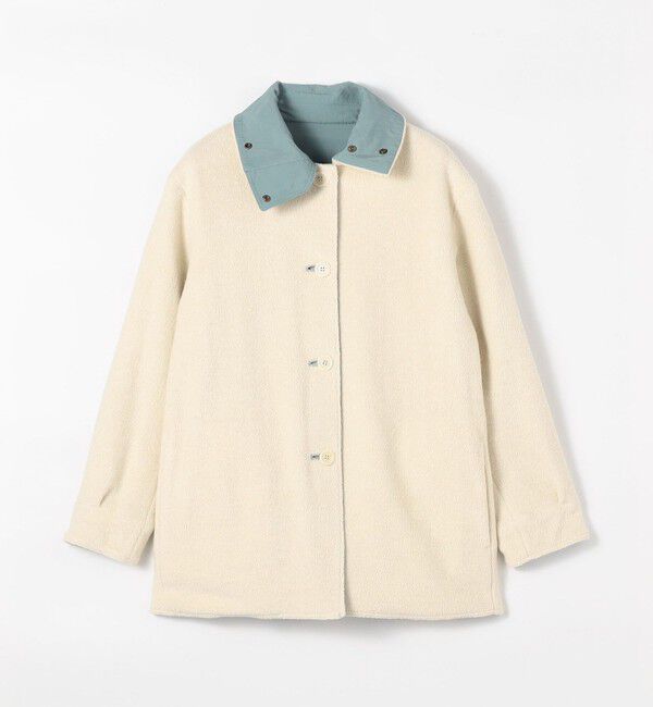 BACCA「レーヨンウール リバーシブルジャケット」|ダッフルコート|