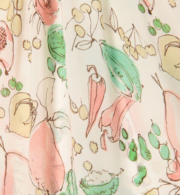 TOMORROWLAND collection「サマーボウルプリント ピンチタックブラウス」|シャツ・ブラウス|