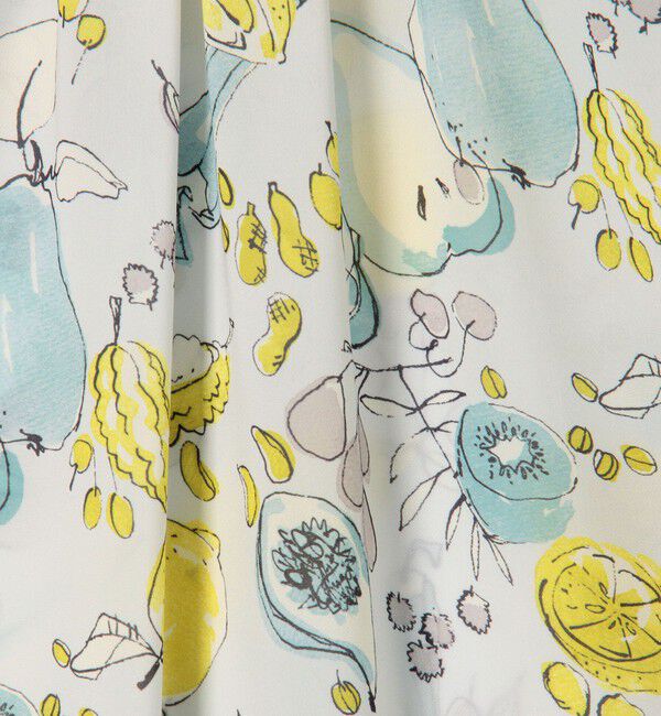 TOMORROWLAND collection「サマーボウルプリント ピンチタックブラウス」|シャツ・ブラウス|