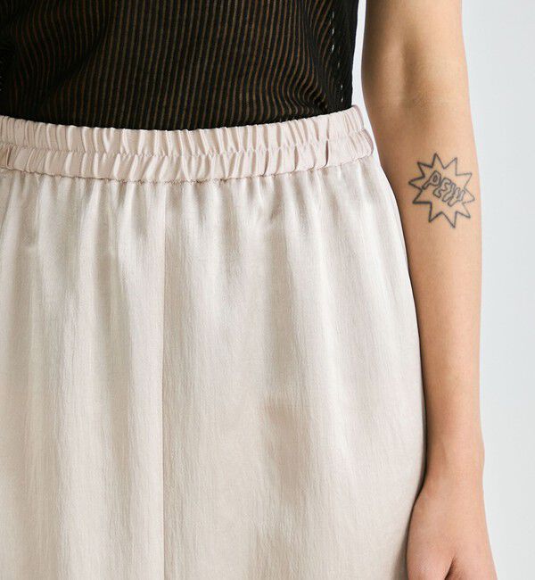 Edition「サテンヨウリュウ タイトスカート」|スカート|