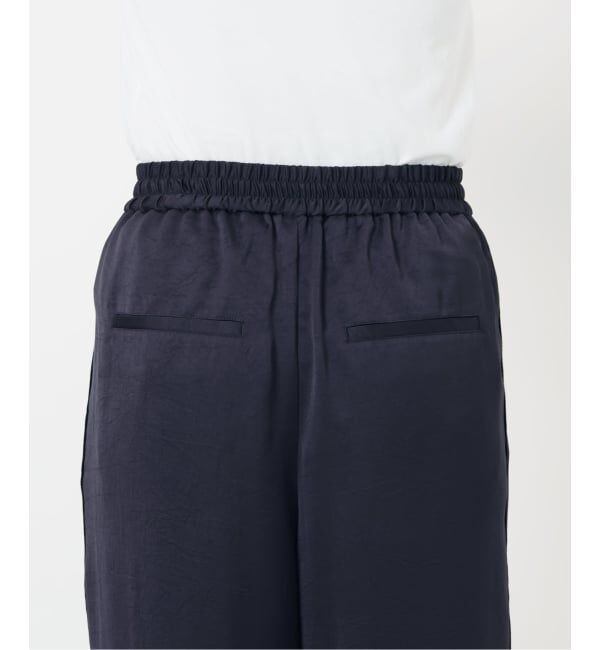 IENA「《WEB限定/追加》サテンリラックスパンツ」|その他|