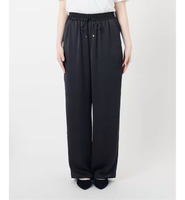 IENA「《WEB限定/追加》サテンリラックスパンツ」|その他|