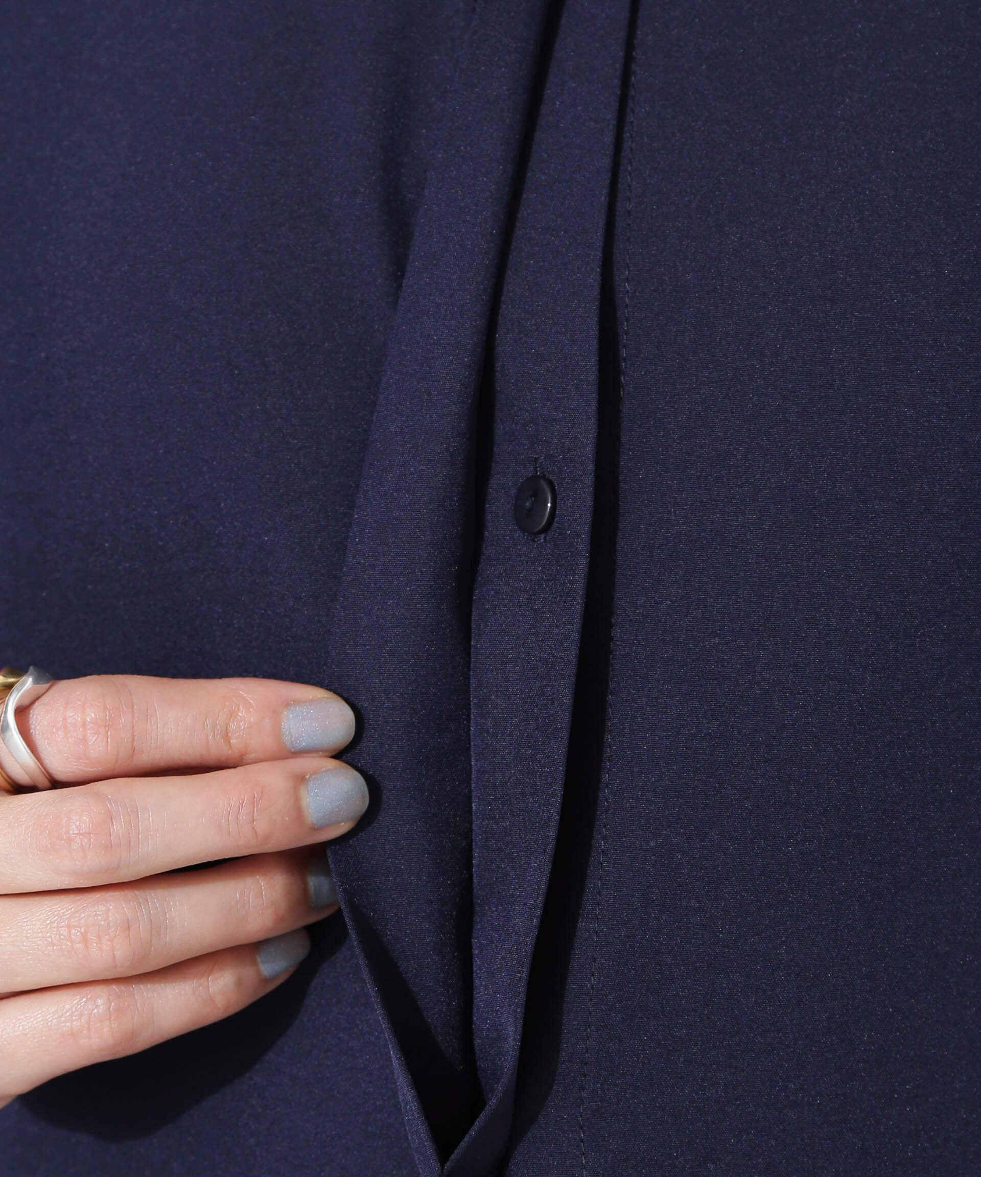 nano･universe「オープンフロントノースリーブワンピース」|ワンピース|