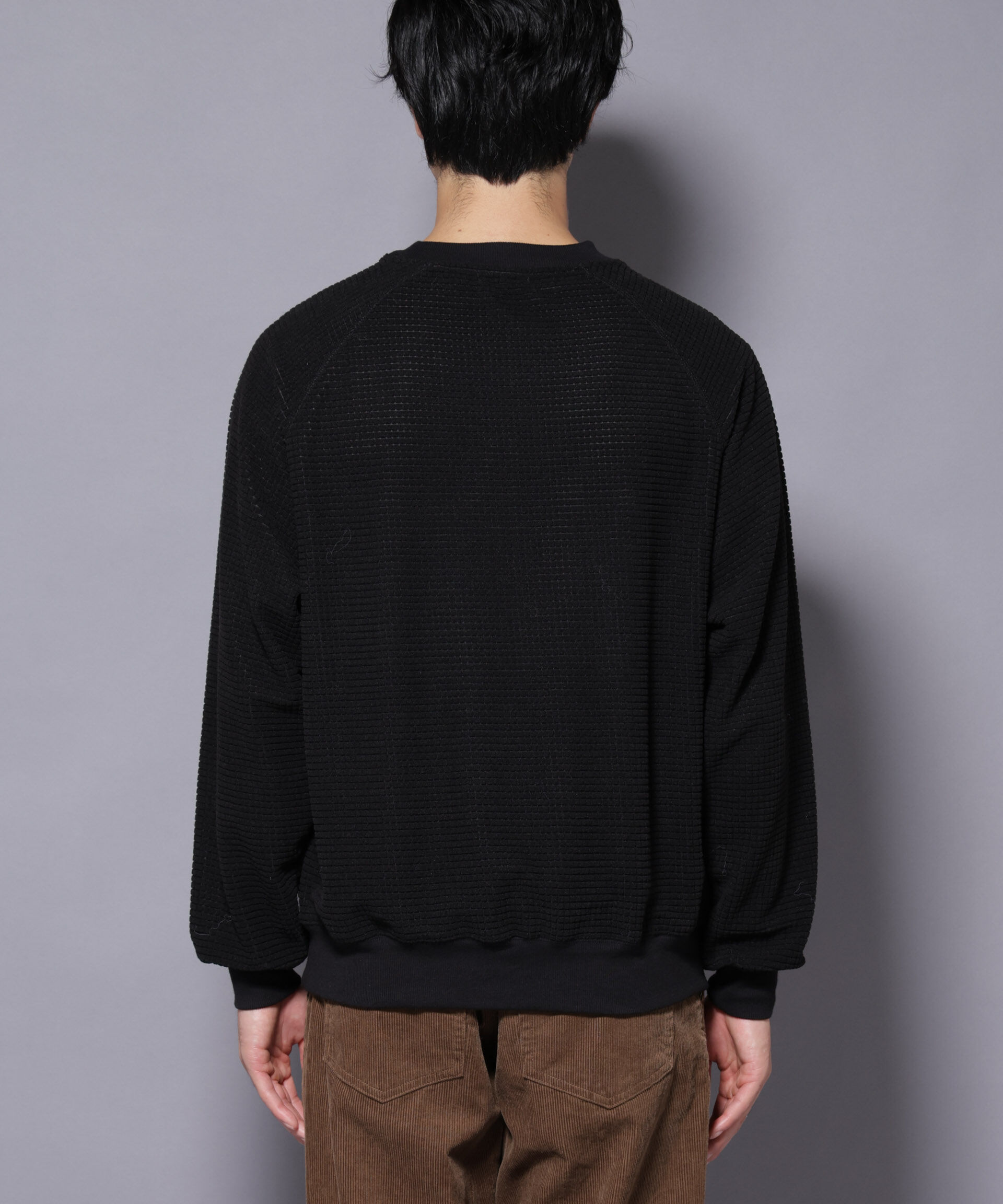 nano･universe「NORMANBROS別注 ワッフルフリース 長袖」|Tシャツ・カットソー|