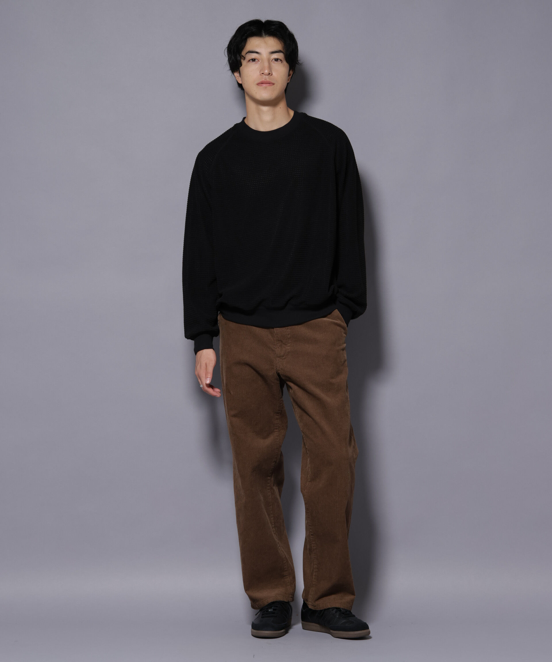 nano･universe「NORMANBROS別注 ワッフルフリース 長袖」|Tシャツ・カットソー|